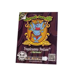 Tropicanna Poison F1 Fast Version - Sweet Seeds - obal balení semen 5+2 zdarma